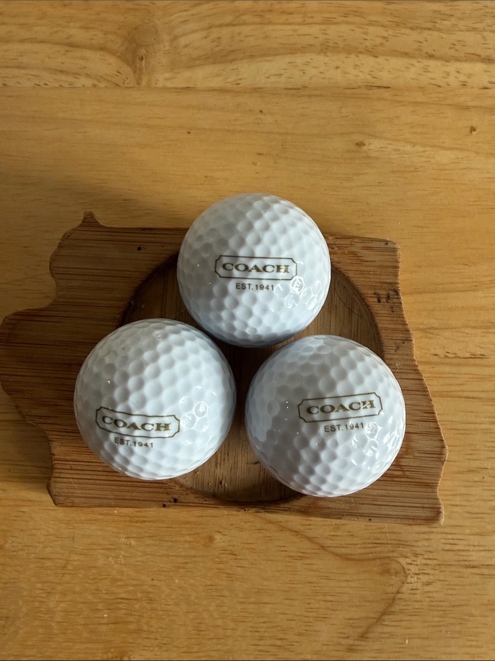 Coach White Golf Balls - Set of 3